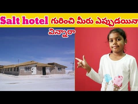 ఉప్పుతో చేసిన హోటల్ - salt hotel - facts - telugu education videos