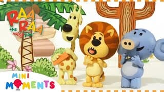 A Time To Be Quiet, A Time To Be Loud  | Raa Raa The Noisy Lion | Full Episode | Mini Moments
