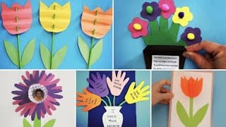 5 Easy Mother's Day Crafts  Easy Crafts Mother's Day Preschoolers