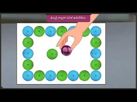 ముద్ర ద్వారా సరళ అమరికలు | Part 2/2 | Making simple patterns by stamping