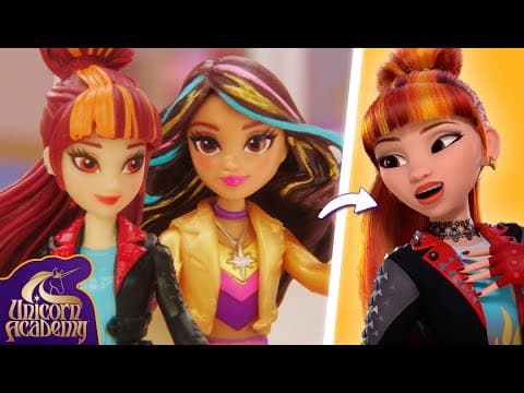 The Substitute Teacher! (Unicorn Academy Doll Pretend Play) | Toys for Kids