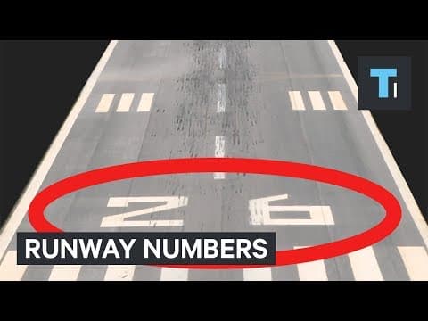 Every Airport Runway Has 2 Numbers On It — Here is Why