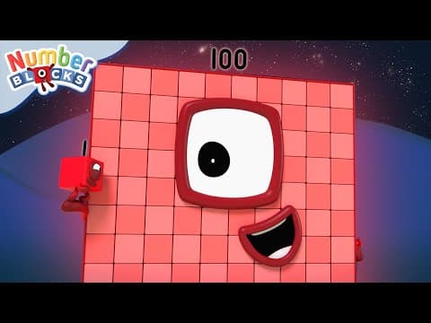 Numberblock 100s BEST moments ever Compilation | Learn to count to 100