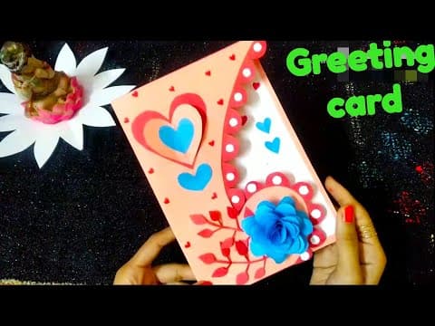 New year card - greeting card - handmade card making