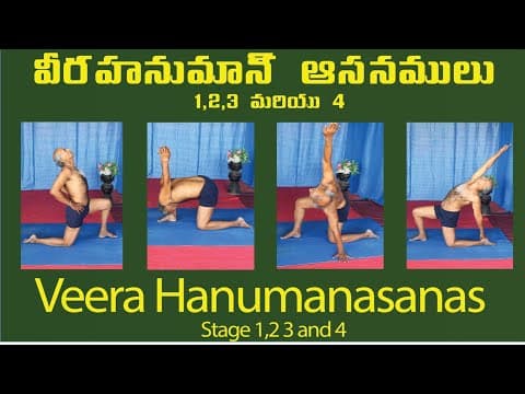 Veera Hanumanasana Stage 1,2,3 and 4 by Kuppi Reddy