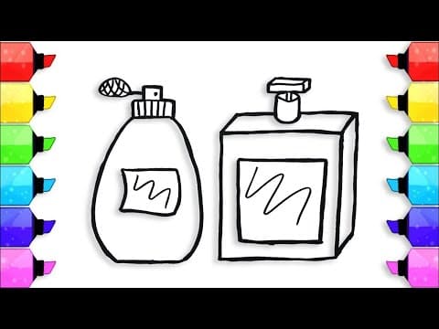 Cute Perfume Bottle Drawings for Kids: Easy Step-by-Step Art Tutorials!