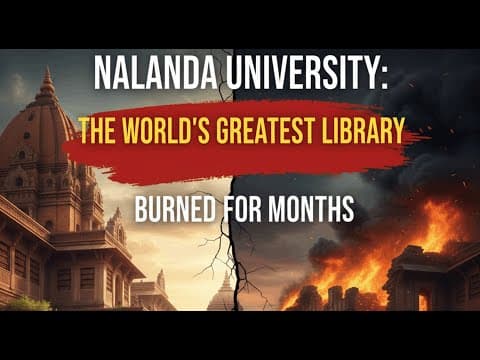Nalanda University: The World’s Greatest Library Burned for Months | Untold History