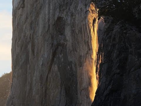 Yosemite Natural Firefall 2016