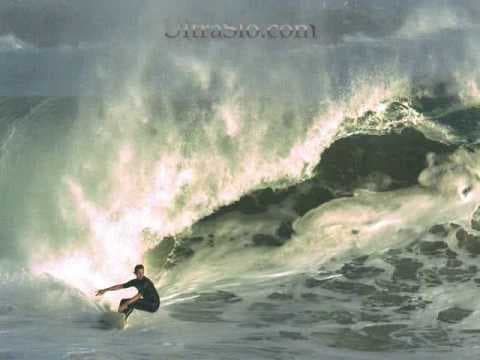 Big Slow Motion Wave with a surfer UltraSlo