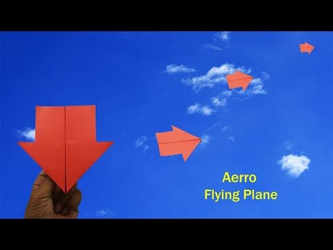 How To Make a Arrow Plane - Paper Flying Plane - Arrow Flying Plane - Symbol Of Arrow Plane