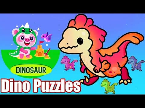 Puzzles of Dinosaurs - Piggy Panda Games