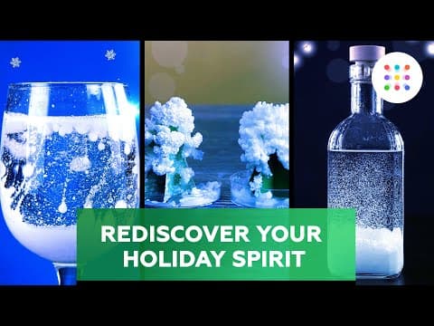 Experiments for Christmas atmosphere