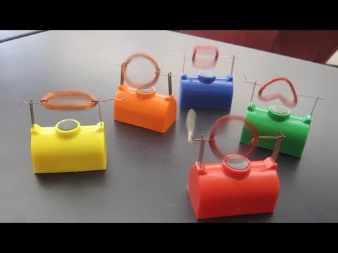 World's simplest motor kits/// Homemade Science with Bruce Yeany - YouTube