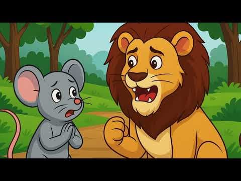 చిన్న ఎలుక – పెద్ద సహయం #MoralStoriesForKids #KidsAnimation #LionAndMouse #SinhaElukaKatha #Telugu
