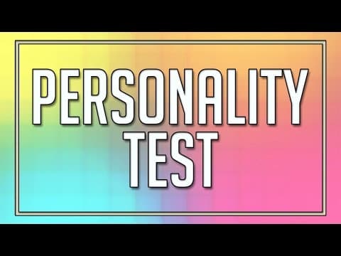 The Ultimate Personality Test