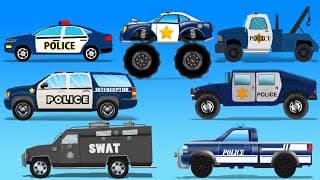 Street Vehicles | Police Cars | Toy Cars For Kids