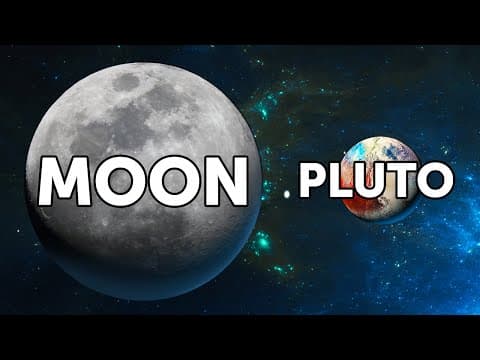 Did You Know Pluto is TINY Compared to Our Moon?