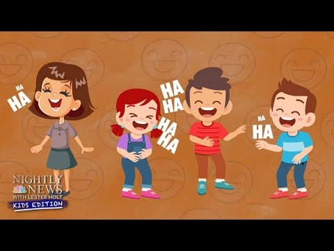 Is Laughter The Best Medicine? The Science Behind Laughing | Nightly News: Kids Edition