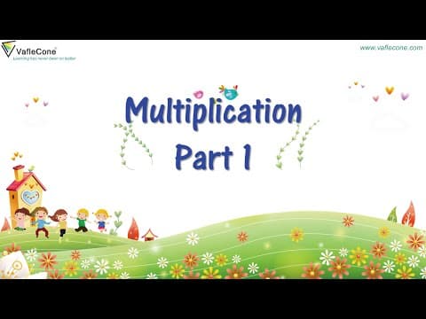 Multiplication l Concept of Multiplication for Kids l repeated addition