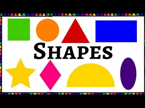 Shapes for kids | Basic shapes | 2D Shapes | Different shapes | Shapes | Home based school