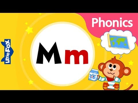 Phonics song - letter mm - phonics sounds of alphabet - nursery rhymes for kids