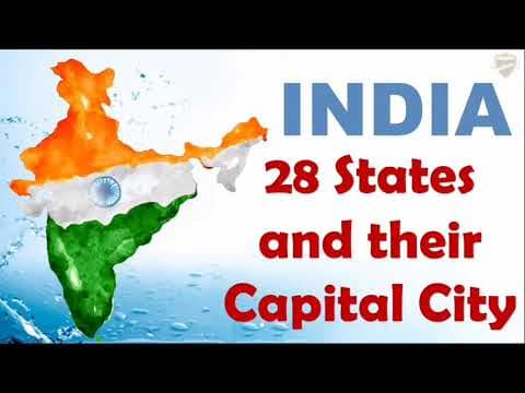 2021 Updated States Capital and Union Territories of India