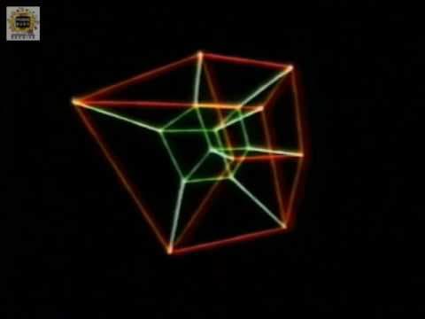 The Hypercube|Projections and Slicing 1978, an animated tour of a 4-dimensional cube