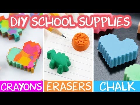 DIY BACK TO SCHOOL ART SUPPLIES