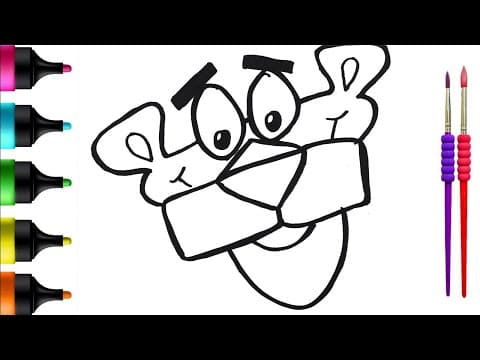 Pink Panther Drawing Fun: Kids & Toddlers Create Art | Exciting Cartoon Tutorial!