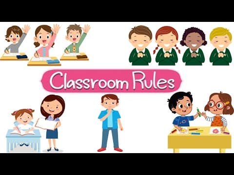 Classroom Rules - Classroom rules and regulation
