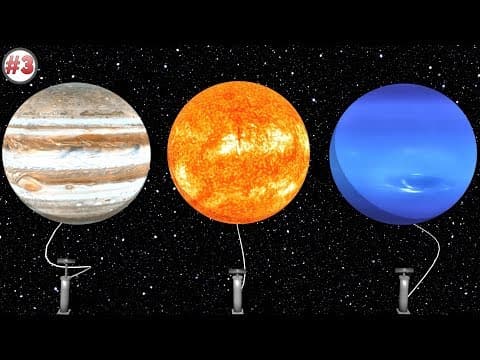 Solar System facts for Kids | Jupiter, The Sun and Neptune | Educational Video for Children