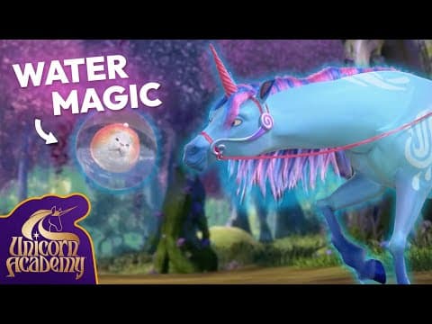 The BEST Water Magic Unicorn Moments in Unicorn Academy! | Cartoons for Kids