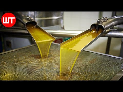 How Olive Oil Is Made | Olive Harvesting Technology | Factory Process