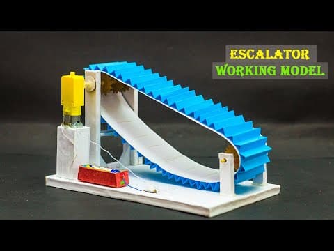Escalator Working Model | School Science Projects