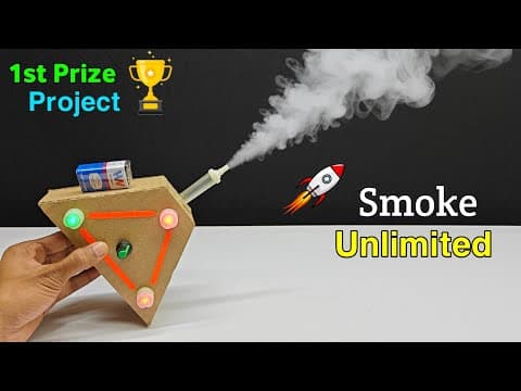 How To Make Powerful Smoke Machine At Home || Best DIY Fog Machine Tutorial Science Project Model