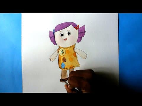 how to draw toy story dolly - Lesson 31