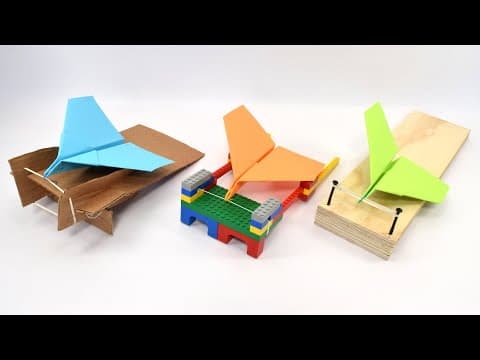 Make a Paper Airplane Launcher | STEM Activity