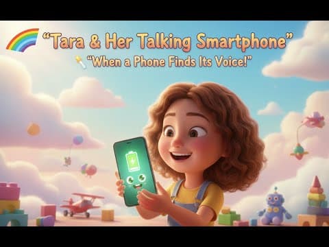 Tara & Her Talking Smartphone |english stories|3D Animated kids moral stories|bedtimestoriesforkids