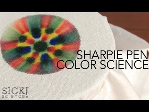 Sharpie Pen Color Science - Sick Science