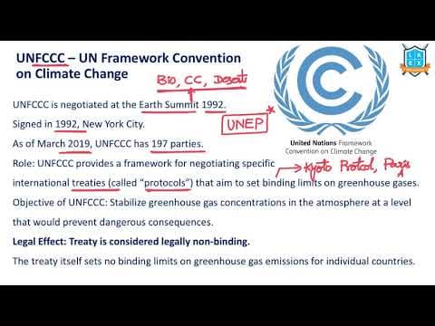 What is United Nations Framework Convention on Climate Change? || UNFCC అంటే ఏమిటి?