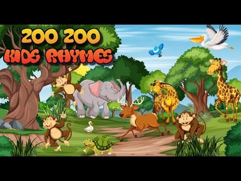 Zoo Zoo - Best Animated Video For Kids - Kids Rhymes - New Animated Kids Rhymes