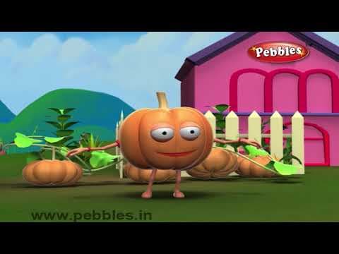 Pumpkin for kids in Telugu | Vegetable rhymes for kids in Telugu