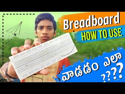 How to use breadboard in telugu - uses of breadboard - what is breadboard