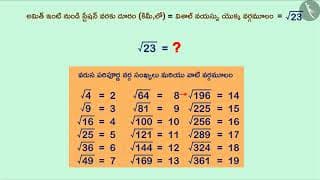 వర్గమూలాన్ని అంచనా వేయడం|Part 1/3|Estimating Square Roots
