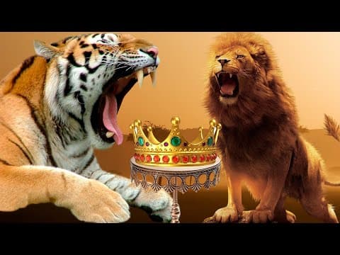 Why isn't tiger the king of the jungle? - lion vs tiger