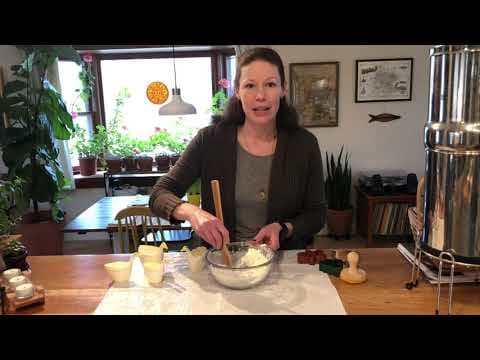 Making Snow Dough at Home