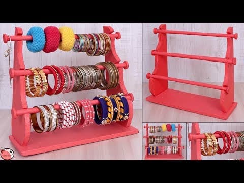 Best Out Of Waste Idea !! DIY - How to Make Bangle Stand at Home || DIY Projects