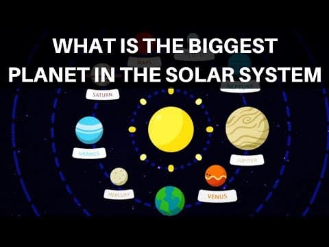 What is the Biggest Planet in the Solar System? Space Facts for Kids - Planet Facts for Kids