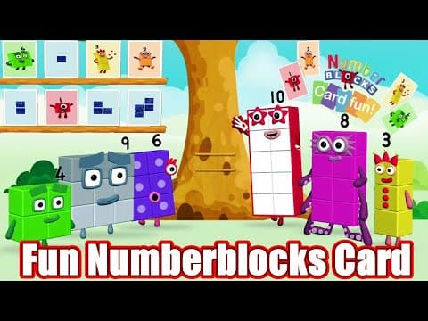 Multiplication Numbers - Fun Card Numberblocks