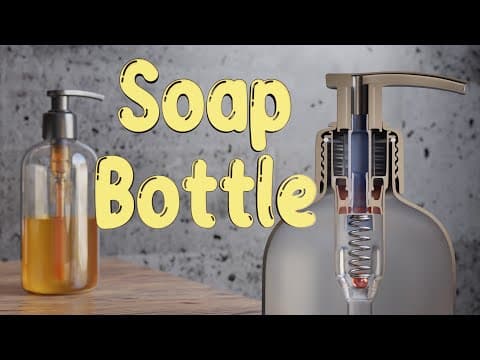 How do soap bottle pumps work?-inside animation of a soap pump dispenser-veritasiumcontest